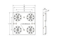 Système de positionnement pneumatique à point zéro pour palettes à changement rapide - Mandrin Quatro pour fraiseuse haute précision et usage intensif