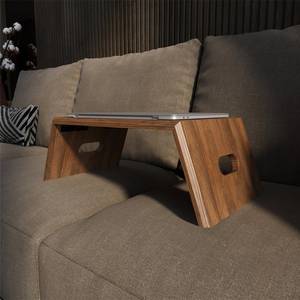 Mesa Plegable Portátil de Madera Real, Soporte Multifuncional para Laptop, Bandeja para Servir Desayuno en Casa u Oficina, Excelente Idea de Regalo - Product Image 4