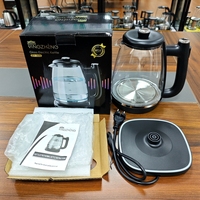 Bouilloire électrique sans fil en verre 1,8 L grande capacité garder au chaud Ménage Santé Pot Bulle Thé parfumé Spot Vente en gros