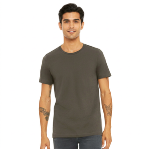 Camisetas Básicas de Verano para Hombre, Modernas, Sólidas, Casuales, de Manga Corta, Cuello Redondo, Impresión Digital, Corte Holgado - Product Image 1