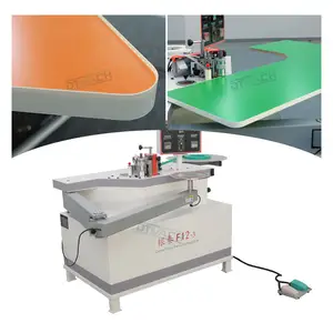 Straight And Curve Wood Furniture Automatic Edge Banding Machine Pvc Curved Edgebander Gluing Circle