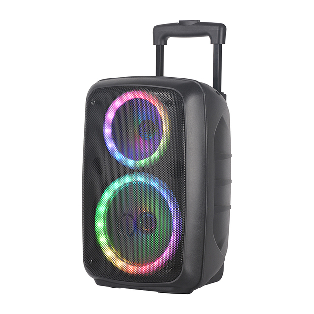 8-Inch Woofer Karaoke Speaker with Bluetooth Wired Mic Remote Control Outdoor Home Theatre Use In-Stock Promotion Price