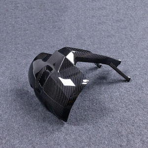 Garde-boue arrière en fibre de carbone sèche 3K pour moto Dual Sport, garantie 180 jours pour R1300GS 2023 2024, adaptable - Product Image 3
