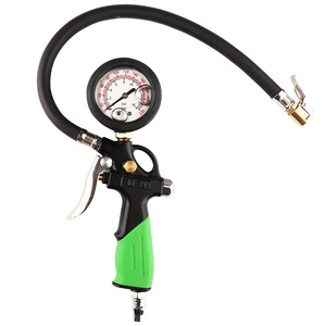 Tire Gauge Mechanical Oil Immersed Pressure Gauge With Copper Nozzle For <b>Car</b> Tire <b>Inflation</b> - Product Image 2