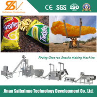 Ligne de production entièrement automatique de Cheetos et Nik Naks, extrudeuse de snacks 150 kg/h, usine de transformation de maïs soufflé