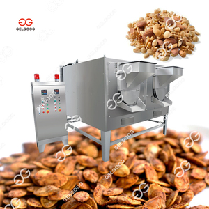 50-300 kg/giờ thương mại trống quay Máy rang xay Hạt máy rang khí đậu phộng nhỏ Máy rang - Product Image 1