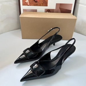 Zapatos de Tacón Alto para Mujer, Estilo Casual, Punta en Pico, Aumentan la Estatura, Sexys, para Fiestas, Primavera, Verano, Sandalias para Exteriores - Product Image 2