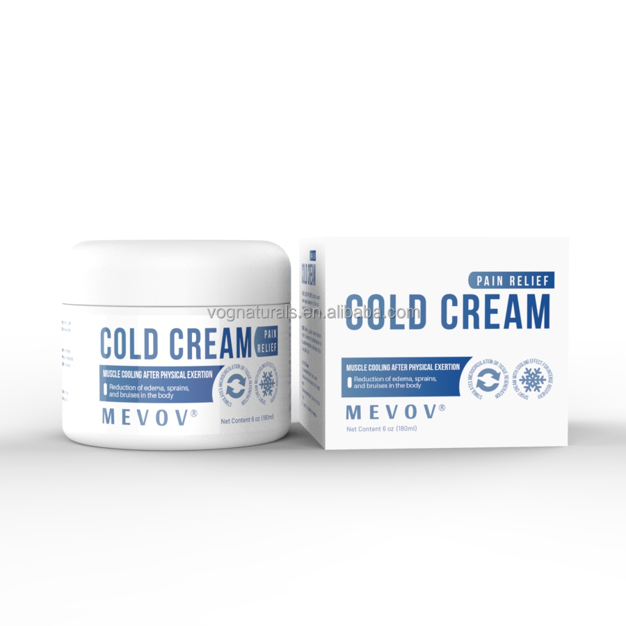 Crema de alivio activo muscular y articular Natural de etiqueta privada, crema de alivio del dolor frío de alta resistencia