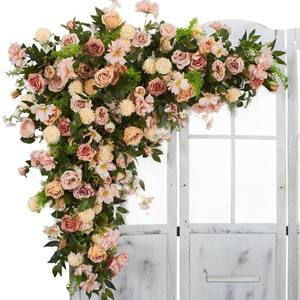 Nuevo tradicional elegante Vintage para champán flor Rosa arreglo de bolas boda Artificial escenario arco decoración de <span class=keywords><strong>fondo</strong></span> - Product Image 5