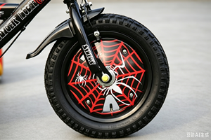 Vélo pour enfants de <span class=keywords><strong>12</strong></span>, 14 et 16 pouces, avec un superbe ensemble graphique Spider Hero, drapeau et casque assortis, vélo cool pour garçons - Product Image 3