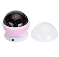 Projecteur de lumière nocturne LED 3D multicolore à rotation 360° Star Master pour enfants, effet ciel étoilé, vente en gros