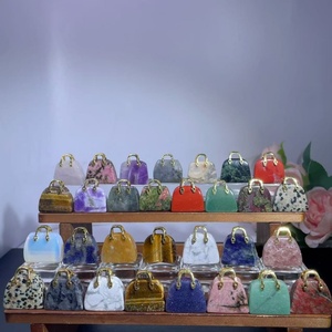 Nouvel Arrivage en Gros : <span class=keywords><strong>Sac</strong></span> à <span class=keywords><strong>Main</strong></span> en Matériaux Mixtes, Artisanat de Guérison Coloré, <span class=keywords><strong>Sac</strong></span> en Cristal pour la Décoration - Product Image 5