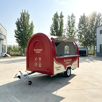Camion de restauration mobile personnalisé en acier inoxydable pour snacks, fast-food, frites, glaces, hot-dogs, avec système de suivi GPS résistant à la rouille
