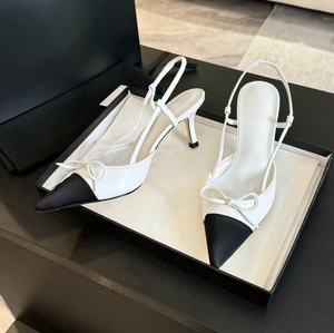 รองเท้าผู้หญิงแบรนด์ดีไซเนอร์ ทันสมัย น้ำหนักเบา สวมใส่สบาย คุณภาพสูง คลาสสิก รองเท้าส้นสูงหัวแหลม สวยหรู - Product Image 1