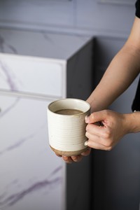 Cốc Du Lịch Bằng Đá Hình Tròn Màu Vàng Thiết Kế Mới Cốc Đồ Đá - Product Image 4