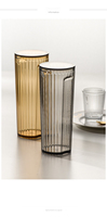 Verres à vin modernes en plastique PC transparent résistant aux hautes températures, écologiques et incassables pour les fêtes