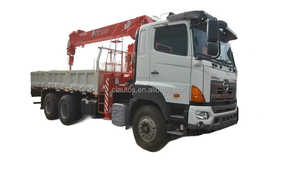 יפן 6x4 מותאם אישית 12 טון משאית בום טלסקופי עם שלט רחוק נייד 8 טון הידראולי מותקן עם האיש בסל - Product Image 2