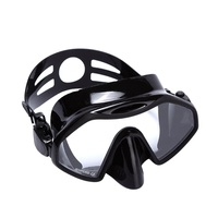 Masque de plongée sous-marine professionnel DOVOD pour adultes, sans cadre, en silicone coloré