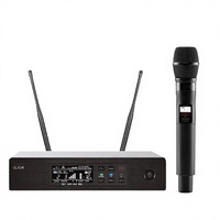 Système de microphone sans fil à condensateur professionnel QLXD4 KSM9 UHF pour karaoké et conférences, avec suppression du bruit, en métal