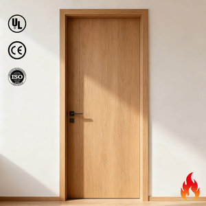 Porta di Sicurezza Moderna in Legno Insonorizzata e Ignifuga per Hotel con Dimensioni Personalizzabili - Product Image 2
