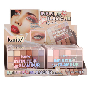 कार्टे अनंत ग्लैमर 24 रंग शिमर आंखों पैलेट पेशेवर मेकअप कॉस्मेटिक कस्टम लोगो निजी लेबल आंख छाया - Product Image 5