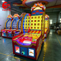 Machine d'arcade commerciale à lancer de balles sur le thème du cirque, jeu de lancer de billetterie pour centre de divertissement familial (FEC) et centre commercial, personnalisable