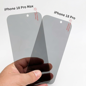 Protection d'écran en verre trempé anti-espion HD 2.5D 9H de haute qualité pour iPhone 18 Pro, 17 Pro, 16, 16 Pro Max - Product Image 4