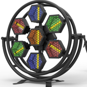 7x60W Halo Hexa 168x0.5W RGB 5050sdm <span class=keywords><strong>LED</strong></span> <span class=keywords><strong>Pixel</strong></span> blinder ánh sáng sân khấu - Product Image 3