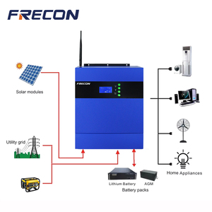 FRECON Direct Usine Système Solaire Domestique Hors Réseau 24V 48V CE 3kva 3.5kw 5kw Onduleurs Hybrides On/Off avec MPPT - Product Image 1