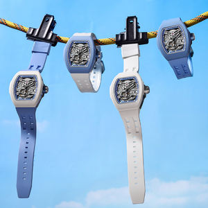 <span class=keywords><strong>TSAR</strong></span> BOMBA DIY Ensemble de montres automatiques Squelette <span class=keywords><strong>Montre</strong></span>-bracelet interchangeable Montres mécaniques pour hommes - Product Image 6