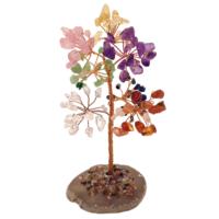 Arbre à monnaie en cristal fait main, bonsaï en pierres précieuses naturelles pour la décoration de la maison ou du bureau, cadeau spirituel pour le bien-être
