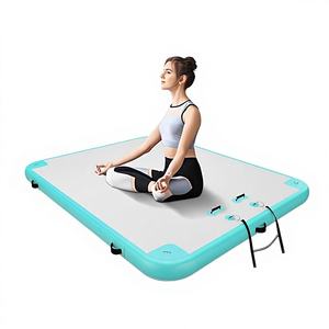 <span class=keywords><strong>Tapis</strong></span> <span class=keywords><strong>de</strong></span> gymnastique aquatique <span class=keywords><strong>gonflable</strong></span> en PVC transfrontalier, équipement <span class=keywords><strong>de</strong></span> protection pour la <span class=keywords><strong>gym</strong></span>, la danse, les arts martiaux et l'entraînement aux retournements, brossé - Product Image 1