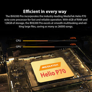 <span class=keywords><strong>Blackview</strong></span> <span class=keywords><strong>BV6300</strong></span> <span class=keywords><strong>Pro</strong></span> Pantalla de 5,7 pulgadas 6GB RAM 128GB ROM Huella digital Resistente 3G/4G Teléfono inteligente Color negro - Product Image 5