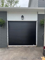 Portes de garage enroulables modernes en acier, électriques, à commande à distance, haute vitesse, anti-vent, anti-effraction, pour extérieur, Hanyu