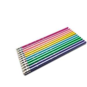 <span class=keywords><strong>ดินสอ</strong></span>ไม้สีดำขนาด 7.5 นิ้ว ลายดอกไม้เรืองแสง พร้อมยางลบ สำหรับใช้ในโรงเรียน  (โลโก้สั่งทำได้) - Product Image 5