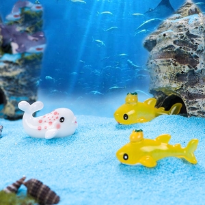 Tùy Chỉnh Nhựa Thủ Công Mỹ Nghệ Mini Động Vật Biển Đồ Trang Trí Cho Cá Cho Bể Micro Cảnh Quan Trang Trí Với Cá Mập Cá Heo - Product Image 3