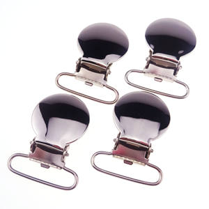 Tirantes <span class=keywords><strong>de</strong></span> cara redonda para chupete, soporte <span class=keywords><strong>de</strong></span> correa <span class=keywords><strong>de</strong></span> Metal, <span class=keywords><strong>plata</strong></span>, hebilla <span class=keywords><strong>de</strong></span> pico <span class=keywords><strong>de</strong></span> pato, Clips <span class=keywords><strong>de</strong></span> tirantes - Product Image 2