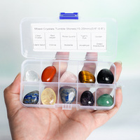 Kit DIY très demandé pour l'enseignement de la vulgarisation scientifique en géologie à l'école primaire : spécimen de gravier de cristal brut et de minerais mixtes