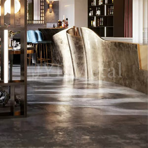 Comptoir de bar en acier inoxydable EX978 avec design Art Déco, durable et étanche, pour une utilisation en intérieur et en extérieur dans les restaurants haut de gamme - Product Image 4