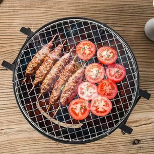 <span class=keywords><strong>Barbecue</strong></span> au <span class=keywords><strong>charbon</strong></span> en fonte avec revêtement intérieur épaissi, idéal pour la maison, les barbecues d'hiver et le fondue. - Product Image 2