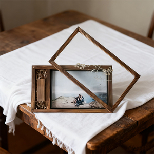 <span class=keywords><strong>Scatola</strong></span> regalo di alta qualità eco-friendly in legno di pino con foto di memoria in legno di pino <span class=keywords><strong>scatola</strong></span> scorrevole superiore porta porta porta porta porta USB - Product Image 2