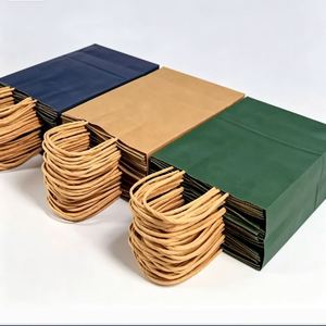 High-Quality Striped <b>Paper</b> <b>Bags</b> with Brand Logo Print for Luxury Goods, Jewelry & Watches - Product Image 6