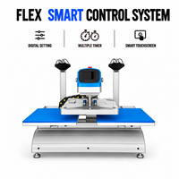 Presse à Chaud Électrique Automatique Double Station pour Sublimation 16x20 Pouces avec Contrôle LCD, Sans Compresseur d'Air Requis pour Casquettes