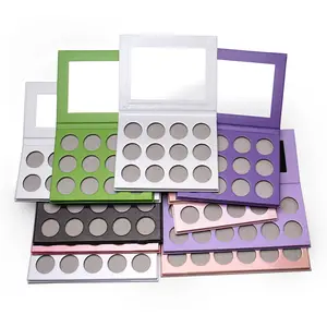 Oogschaduwpalet Private Label Make-Up Cosmetica Geen Merk Make-Up Karton Geperst 9.12.15 Kleuren Glitter Oogschaduw Palet