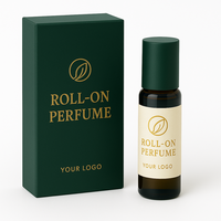 Boîte à parfum à rouler écologique avec design blanc uni et impression de logo personnalisé