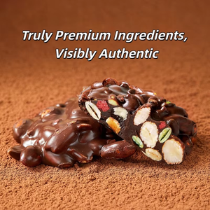 Biscuits chocolatés enrobés de chocolat blanc au lait et au <span class=keywords><strong>cacao</strong></span>, avec granulés de noix lyophilisés - Product Image 5