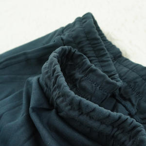 Pantalones cortos personalizables de algodón 100% para hombre, suaves, sueltos, estilo clásico, tejido, cierre con cordón, transpirable, diseño informal para exteriores - Product Image 6