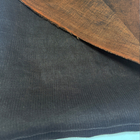 125gsm kain rami Jacquard buatan tangan tradisional Cina Gambiered kain kasa Guangdong untuk musim panas pakaian garmen