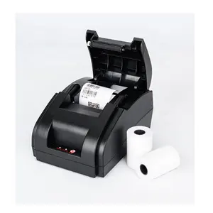 58mm Thermal Printer Receipt Pos Printer Black and White Printing for Smartphone and Computer Blue tooth + USB