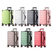 Maleta de Viaje de Aluminio de Lujo Eminent, Maleta Grande con 4 Ruedas Giratorias, Maleta Moderna y Resistente de 4 Ruedas